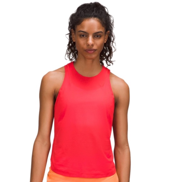 lululemon athletica Tops - Lululemon Red Lightweight Run Kit Tank Top